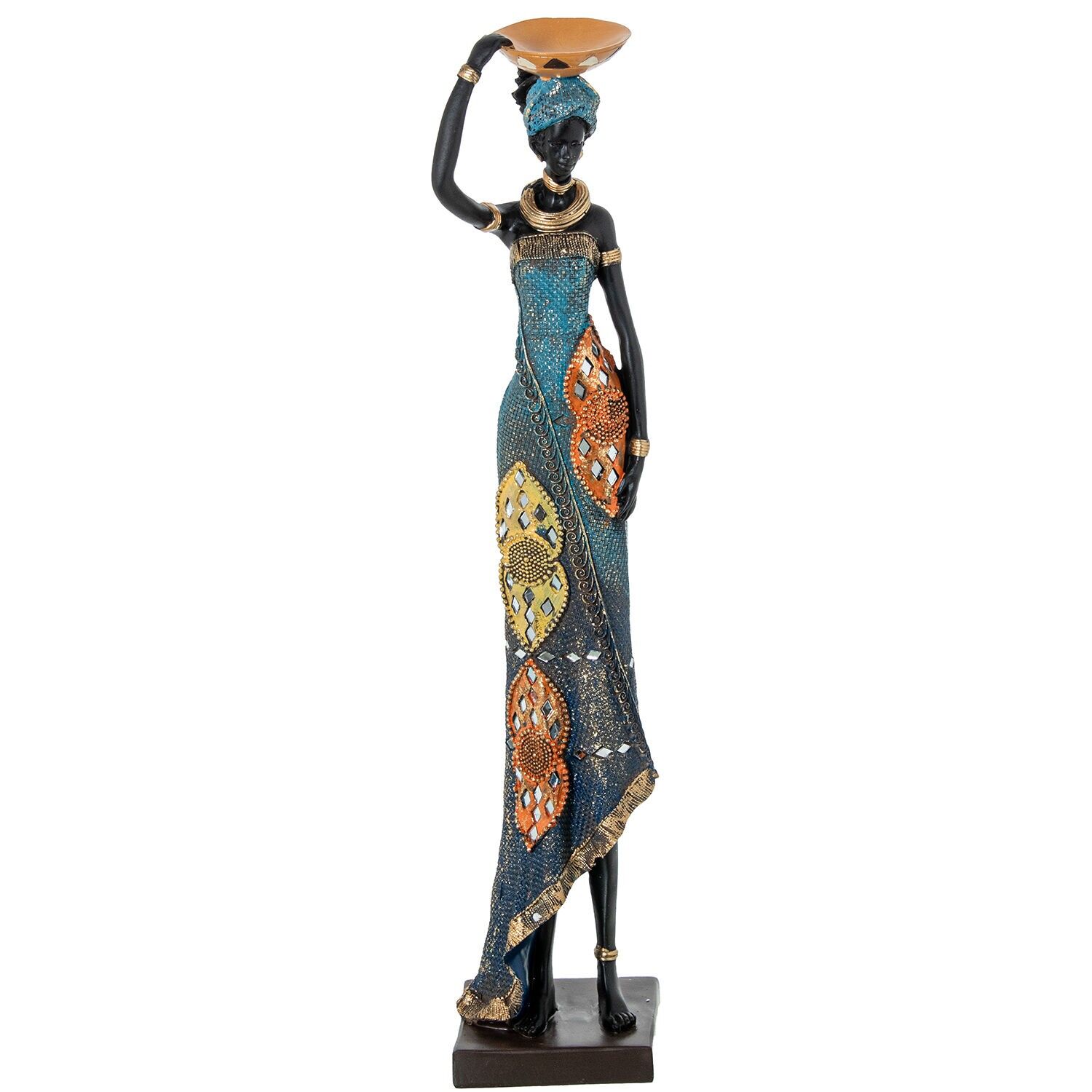 Afrikanische Harzfigur 12x11x54cm ST62290