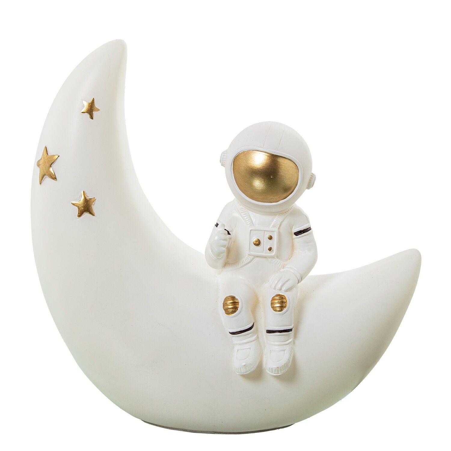 LED-Tischleuchte Astronaut auf dem Mond, Polyresin, 19x10x18cm, nicht austauschbare LED, ST62480