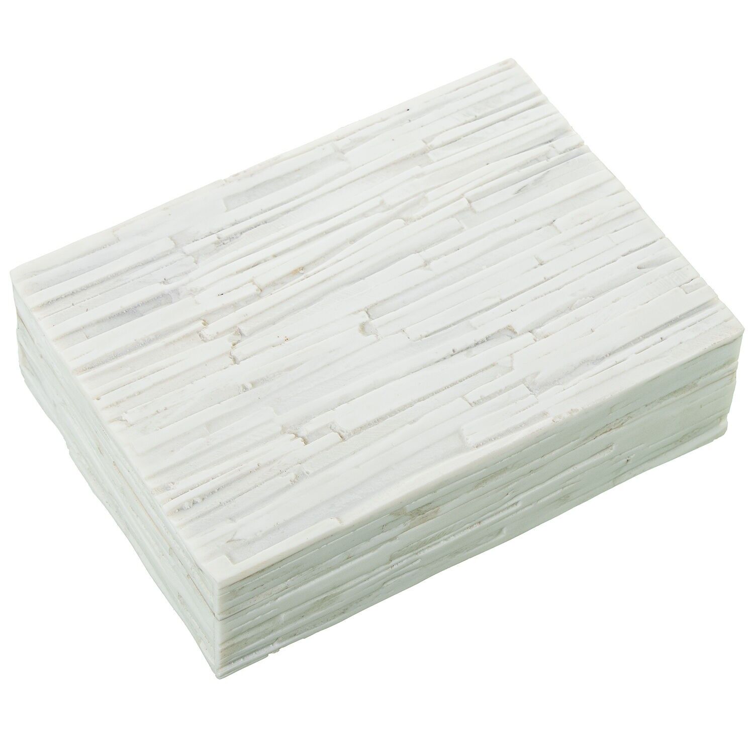 Box aus Knochenharz mit Holzsockel 18x5x13cm ST62596