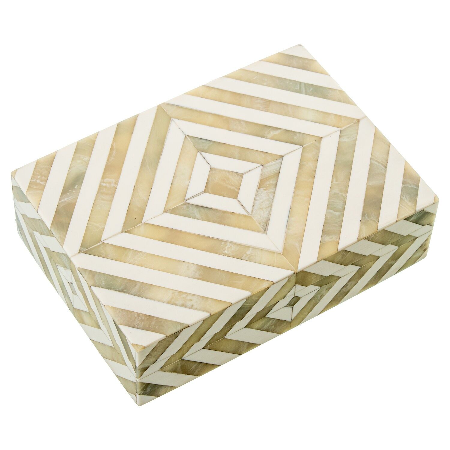 Harzbox, knochenförmig mit Holzsockel 18x5x13cm ST62614