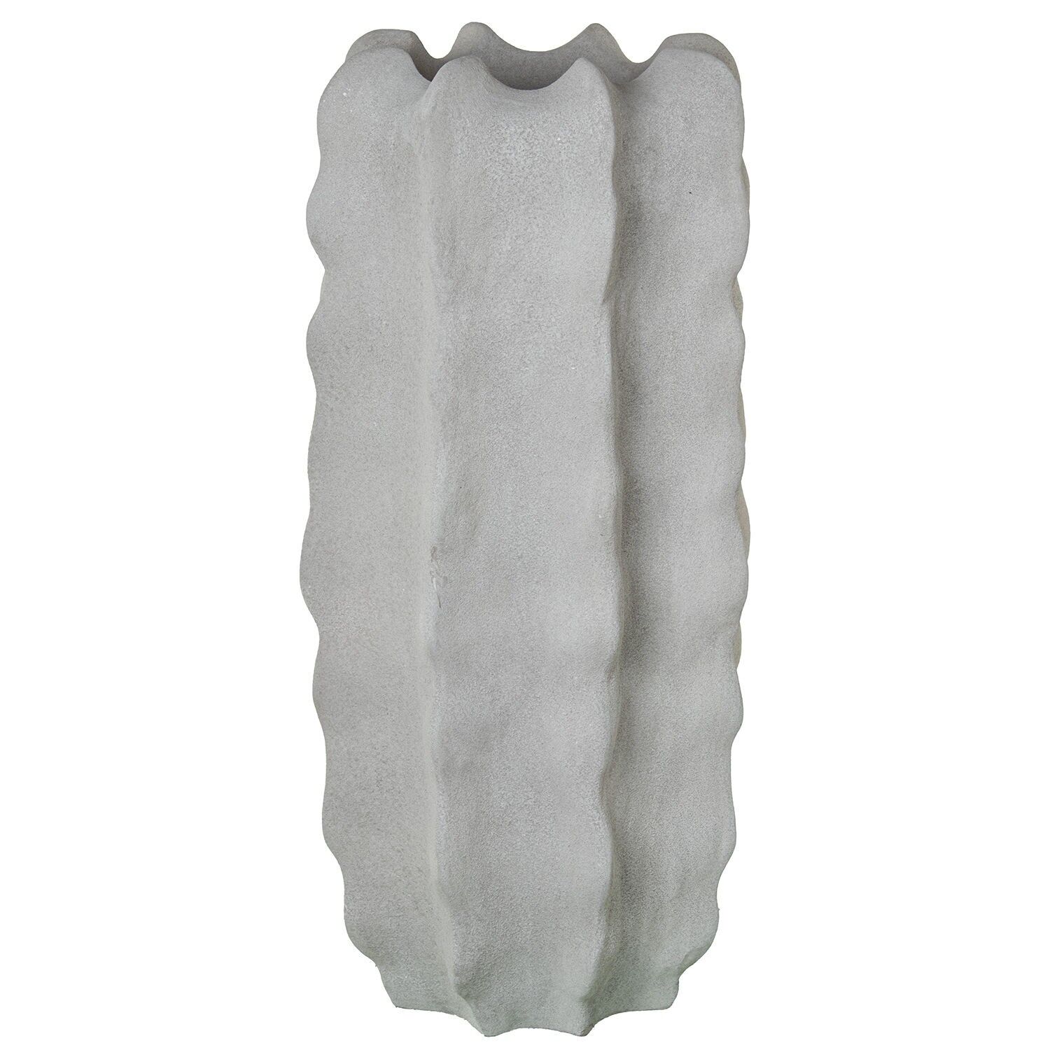 Keramik-Pflanzgefäß 87 cm, sandgrau, 38 x 87 cm, hohl: 17 x 17 cm, ST63339