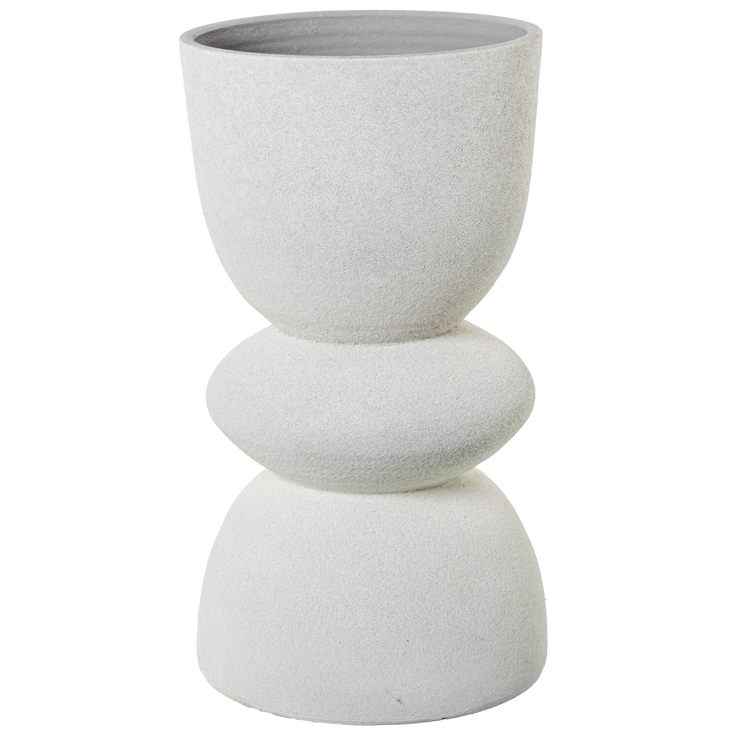 Keramik-Blumentopf 50 cm beige sand 28x50 cm ST63344