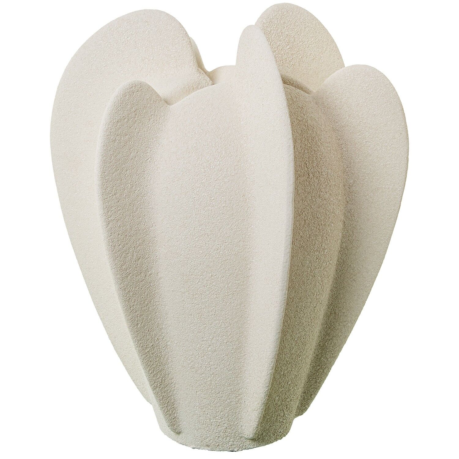 Keramikvase 40 cm beige sand 27x40 cm ST63331