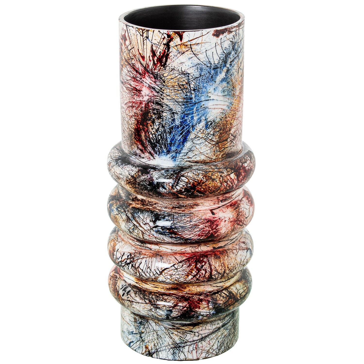 Keramikvase 40 cm mehrfarbig 15 x 40 cm ST63355