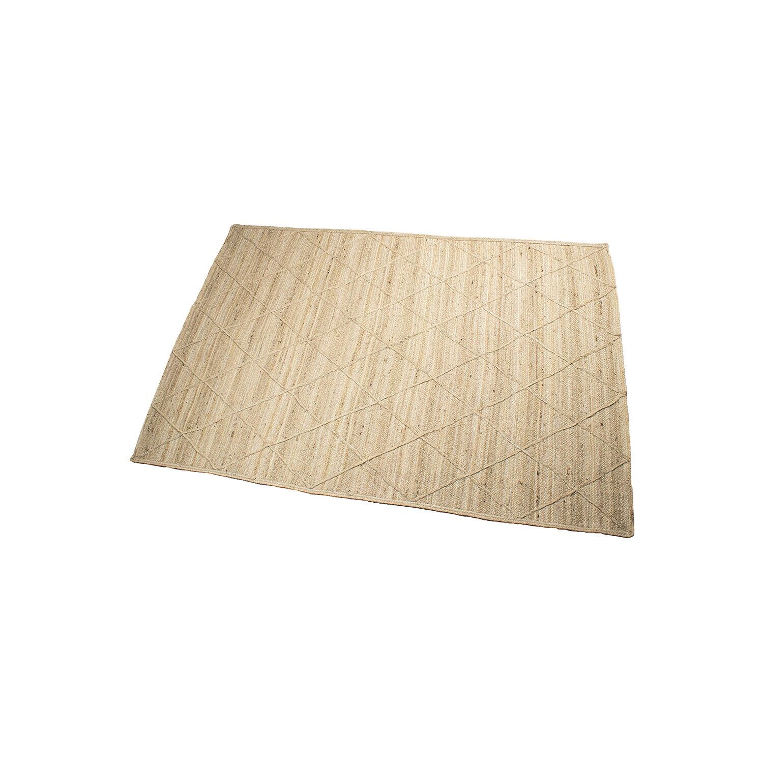 Tapis en jute 60x100cm motif losanges naturels 60x100cm ST63767