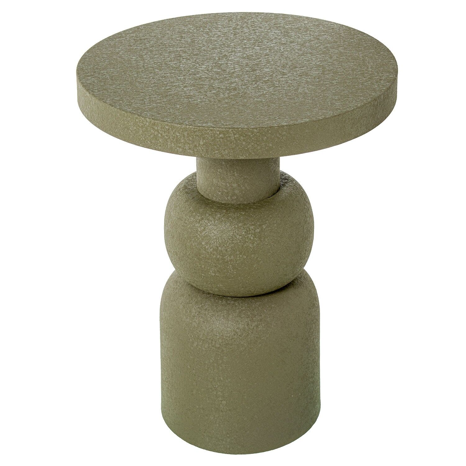 Metalltisch mit mattgrüner Oberfläche, 40 x 53 cm ST67737