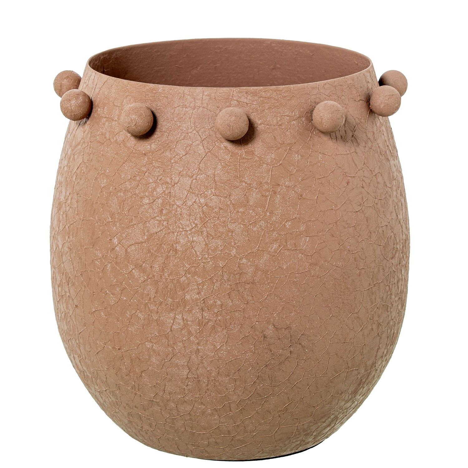 Metallkerzenhalter mit matter Oberfläche, 16x16cm ST67742