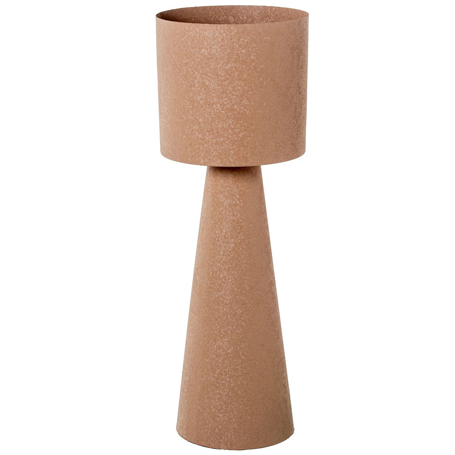 Metal planter with stand, matte pink finish, 23.5x73cm ST67765