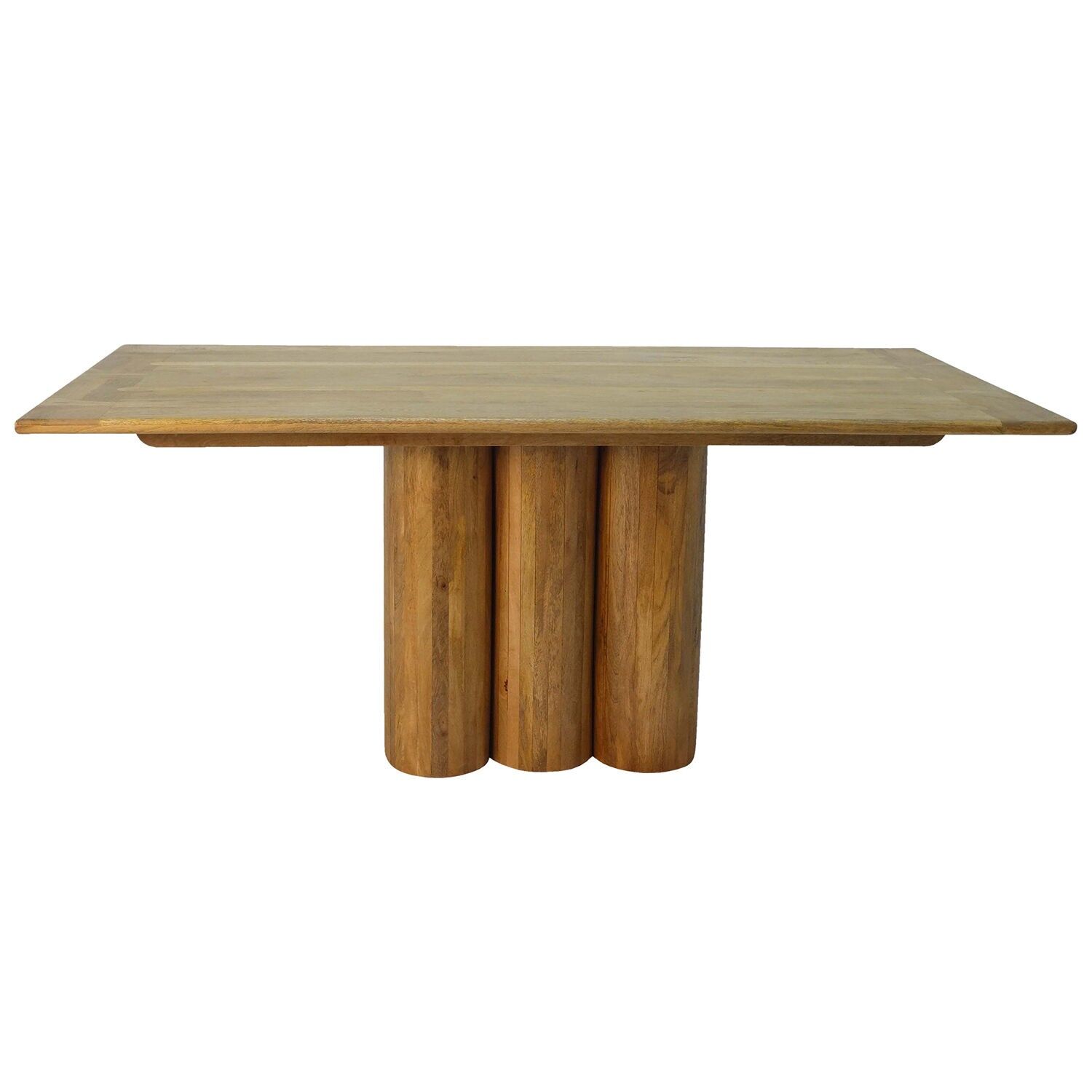 Rectangular mango wood dining table 92336 180x90x75cm ST68463