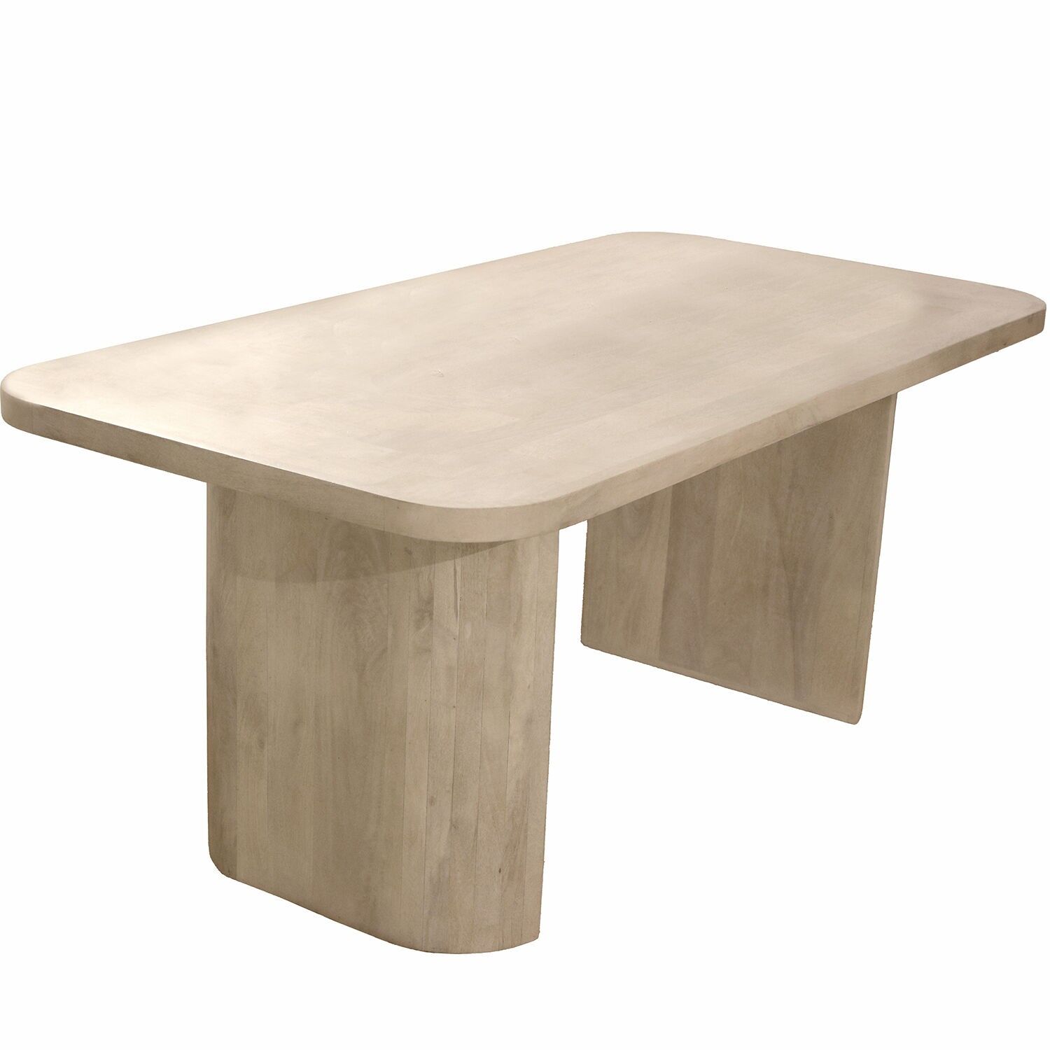 Rectangular mango wood dining table 183x92x77cm ST68462