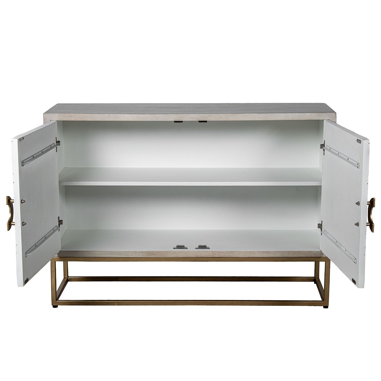 Eingangsmöbel aus Mangoholz, 120 x 42 x 83 cm, ST68488