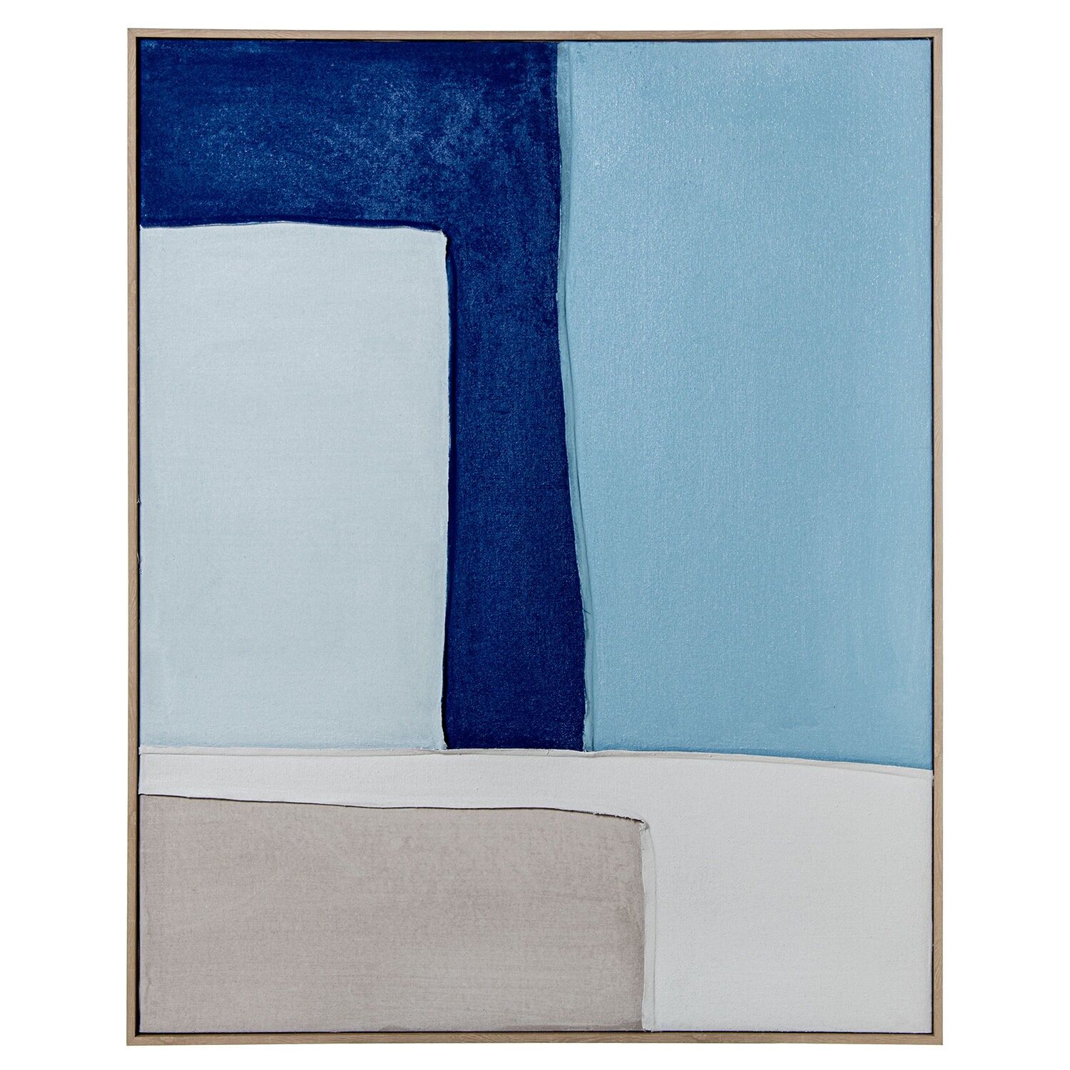 Abstraktes Leinwandbild, 80 x 100 cm, Rahmen 80 x 5 x 100 cm, ST69337