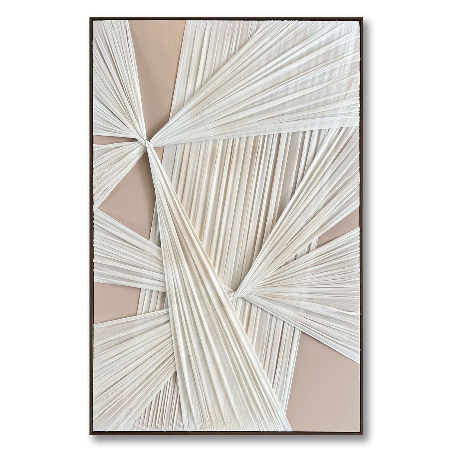 Canvas painting, natural wood frame, 78x118cm, abstract, 80x120x4.5cm ST69373