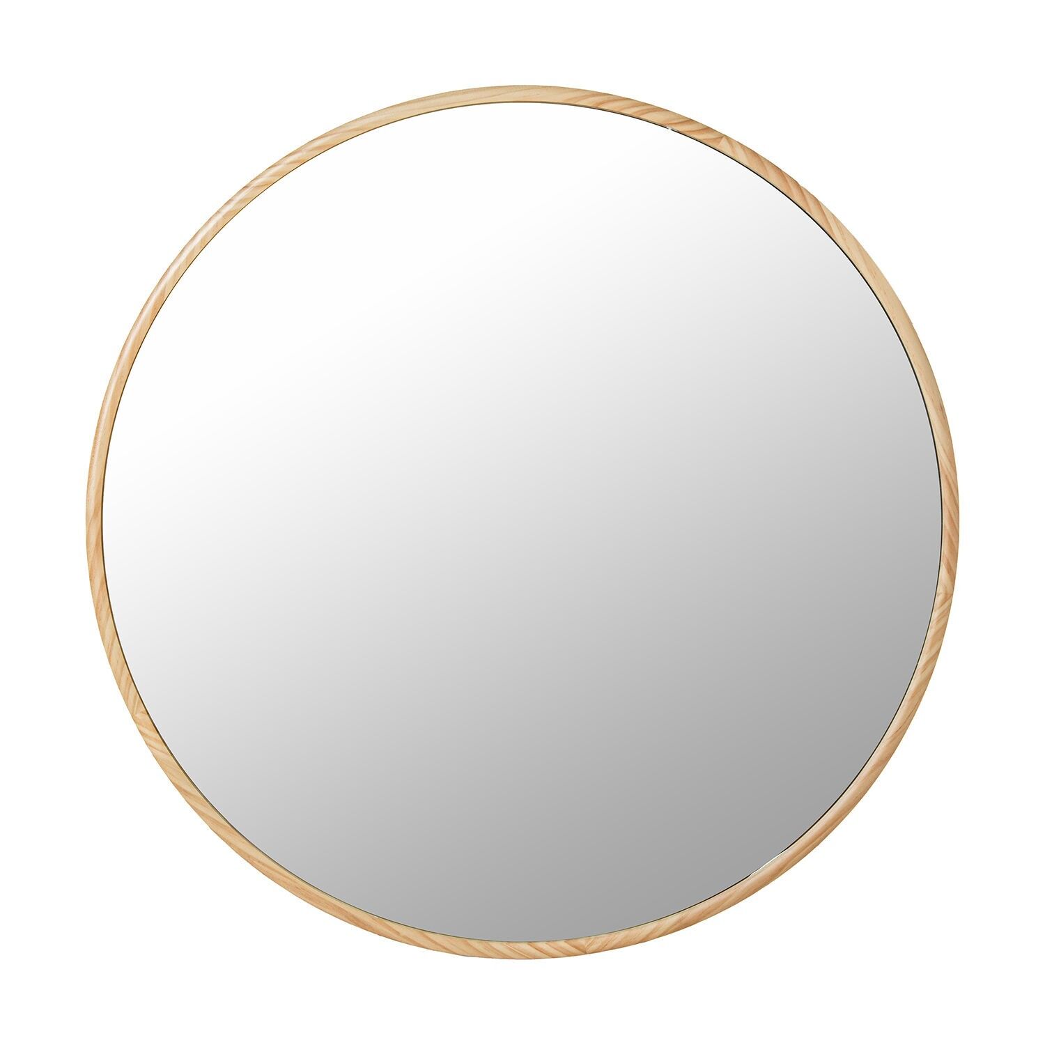 Round wooden wall mirror ø100cm 100cm ST69421
