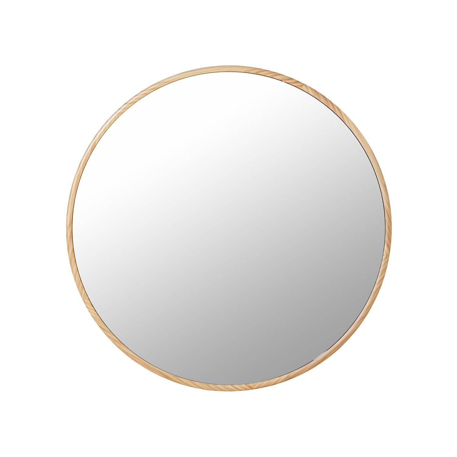 Round wooden wall mirror ø80cm 80cm ST69420