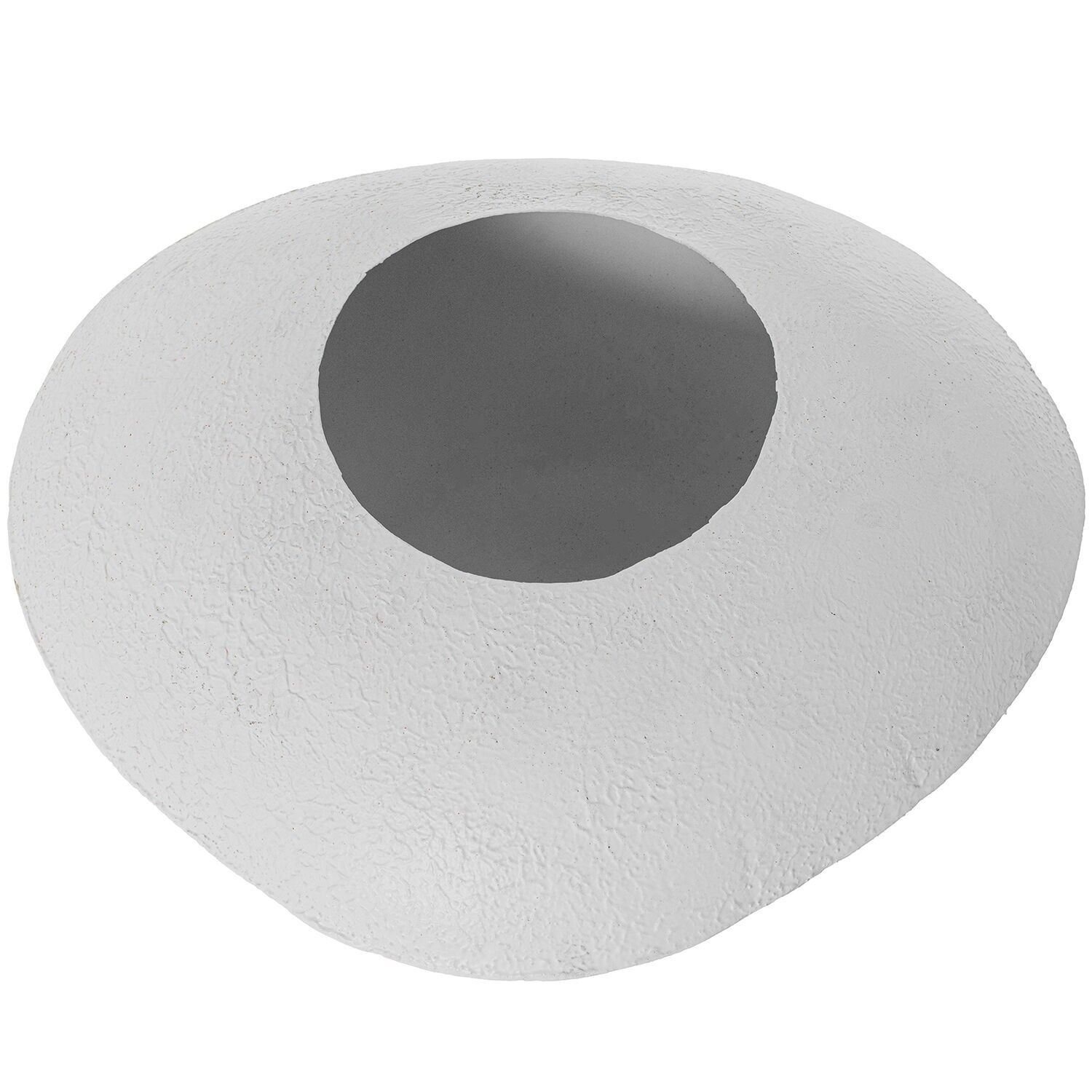 Tischdekoration aus weißem Eisen, 46 x 39 x 17 cm, ST70957