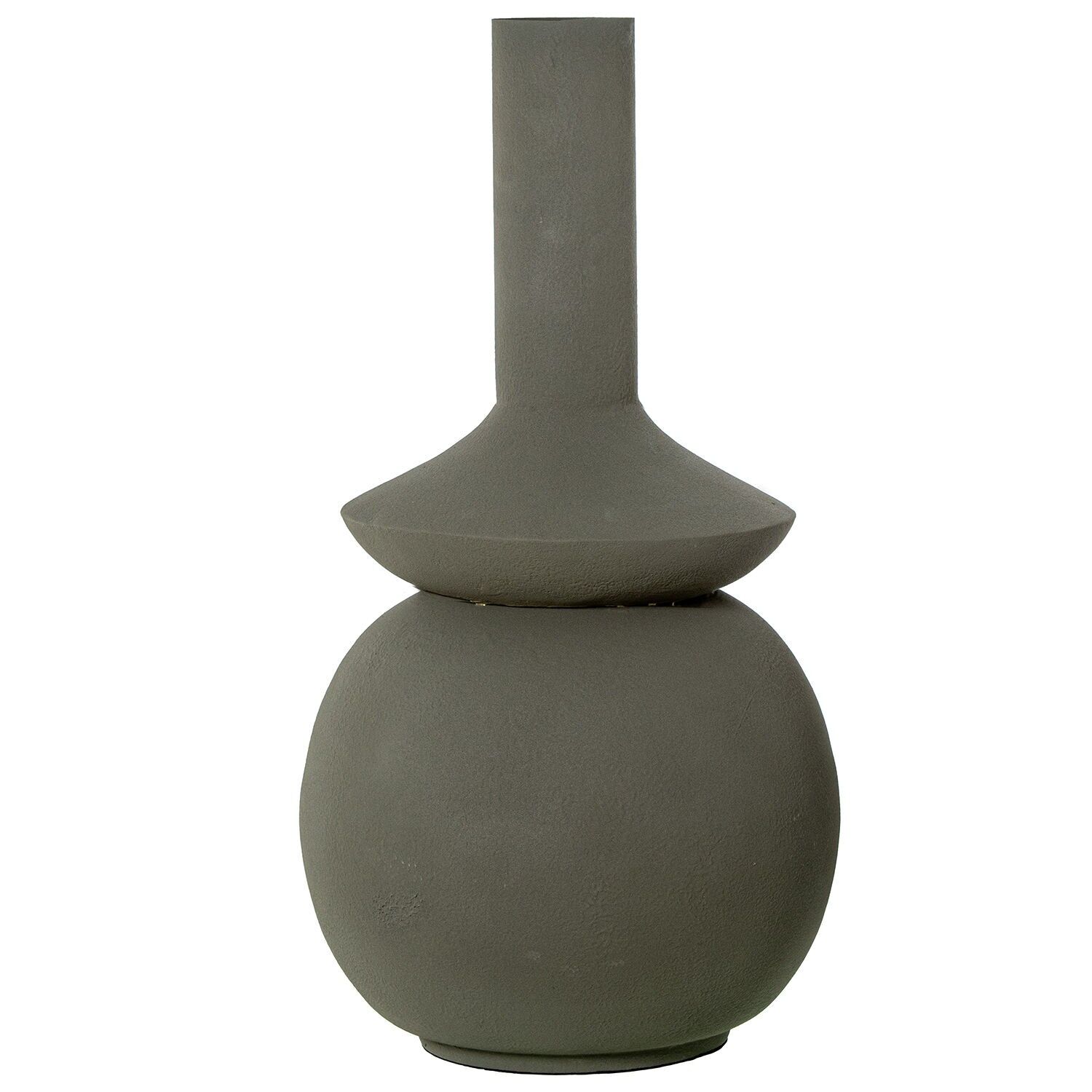 Grüne Eisenvase 44x84,5cm ST70954