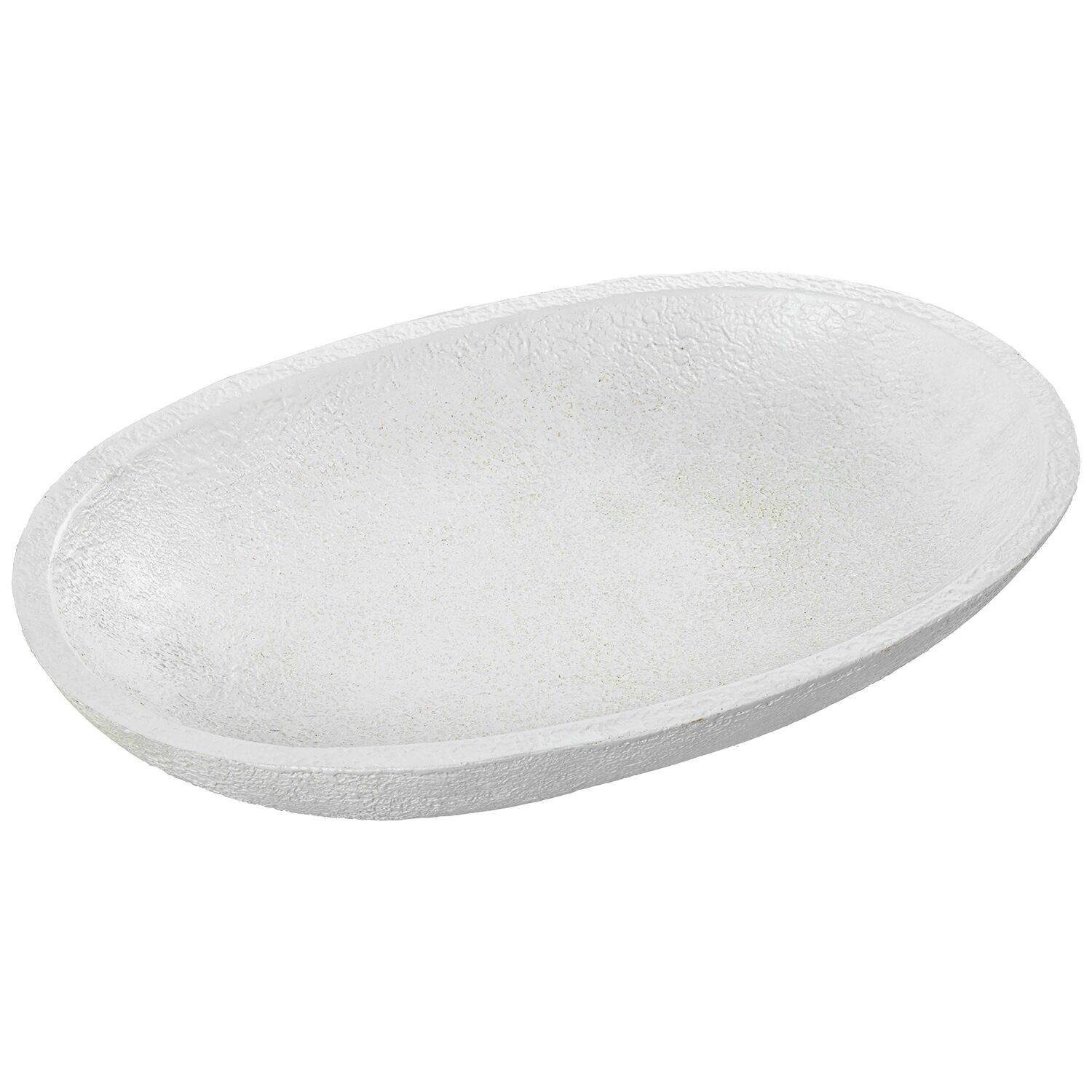 Tischdekoration aus weißem Eisen, 52 x 34 x 8 cm, ST70970