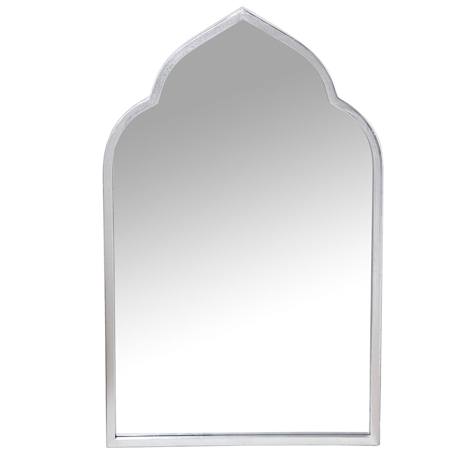 Silver metal mirror 61x3x100cm ST71810