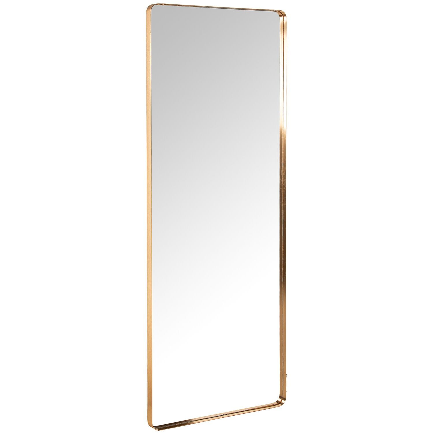 Rectangular gold metal mirror 60x3.5x160cm ST72169