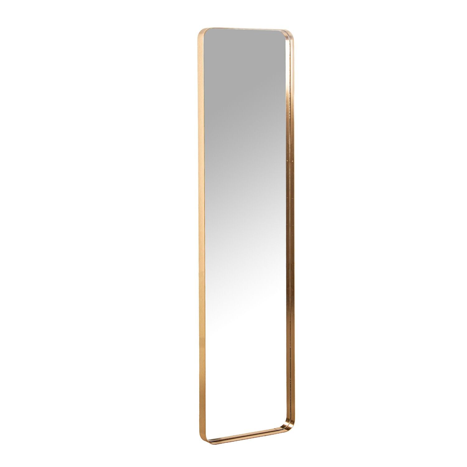 Rectangular gold metal mirror 30.5x3.5x120cm ST72170