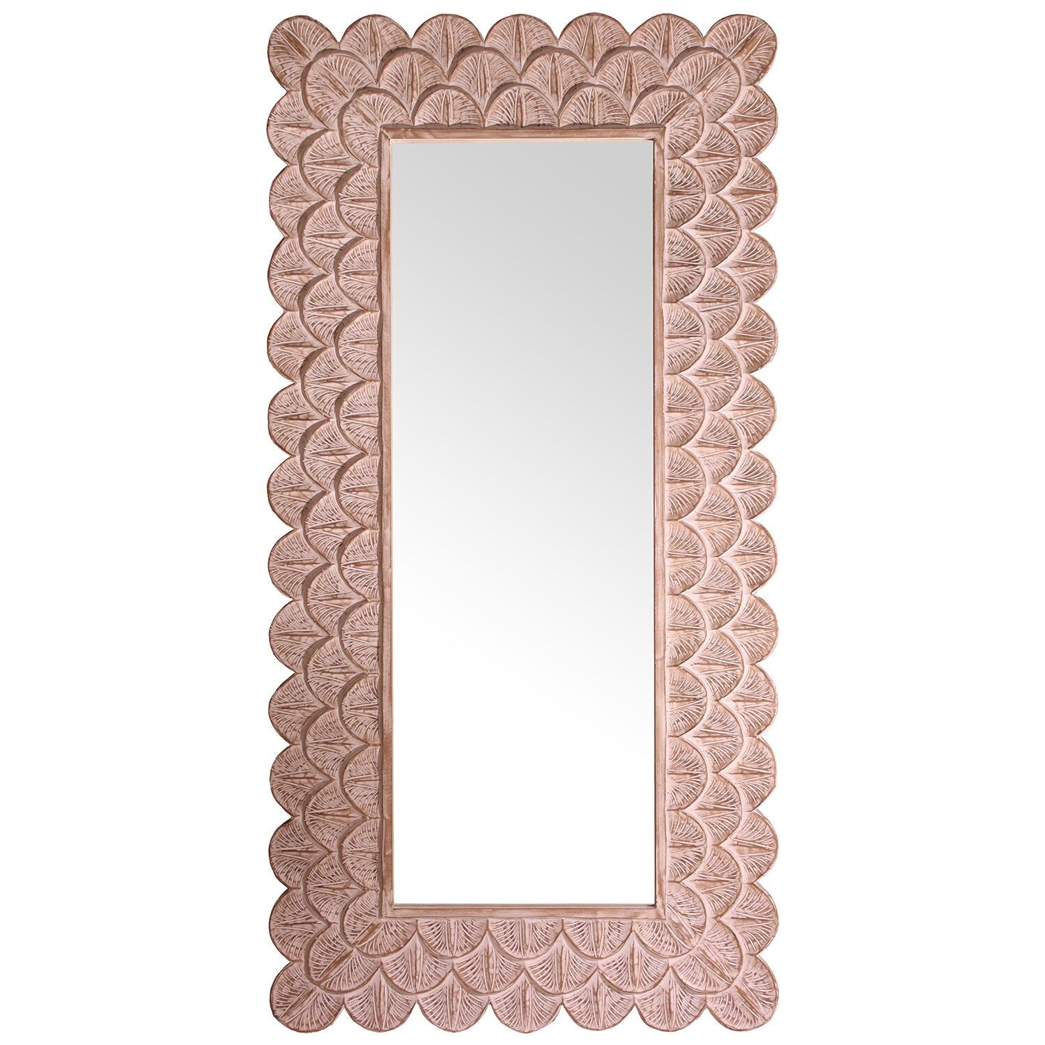 Mango wood mirror 90x180cm int:50x138cm ST72174