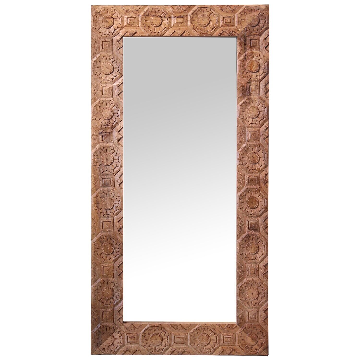 Mango wood mirror 90x180cm int:60x150cm ST72173
