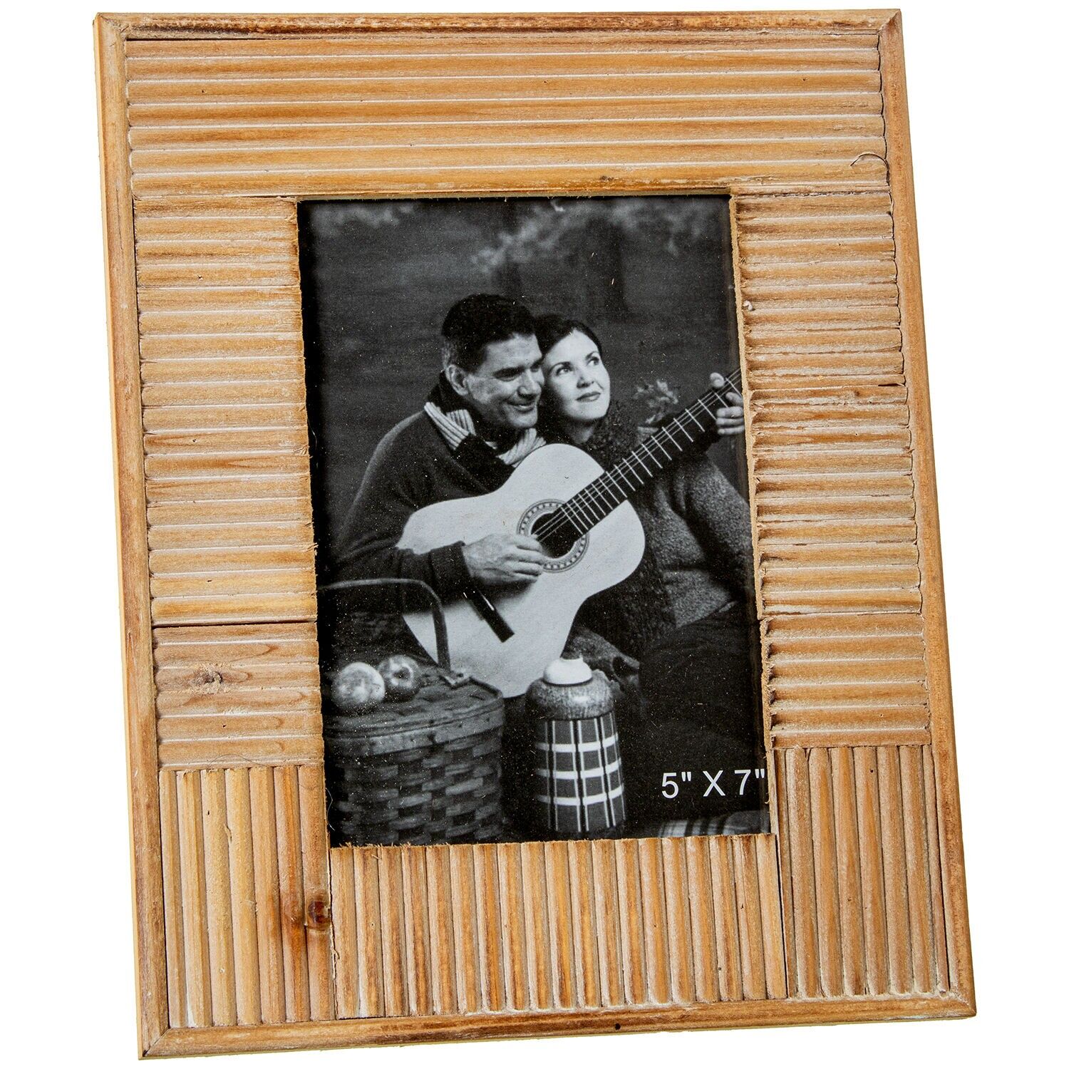 Wooden photo frame 15x20cm fir and DM ext: 20x2x25cm ST72312