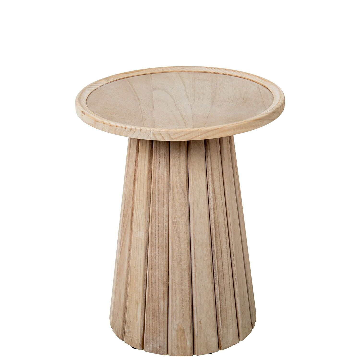 Side table ø40cm fir wood and MDF 40x49cm ST72324