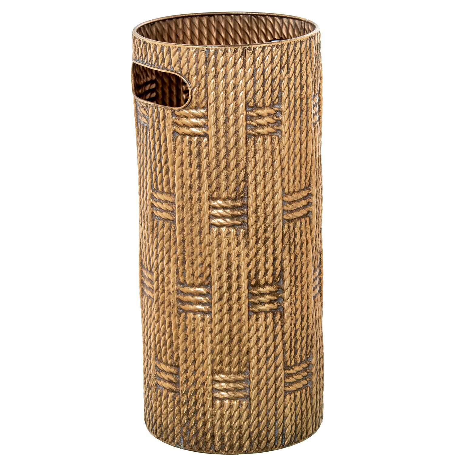 Golden metal umbrella stand 20x45cm ST72552