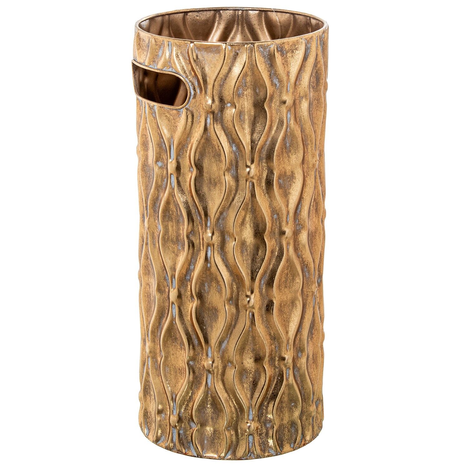 Golden metal umbrella stand 20x45cm ST72555