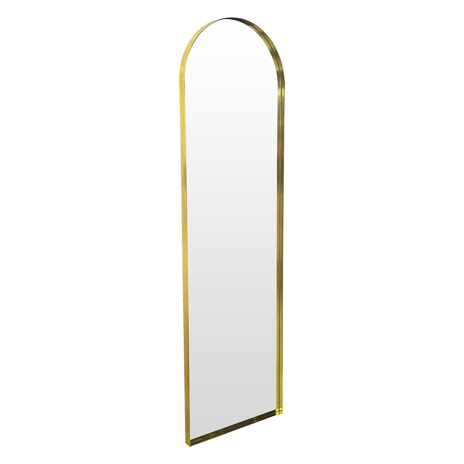 Floor mirror, wall mirror, gold metal, 50x3.5x170cm ST72584