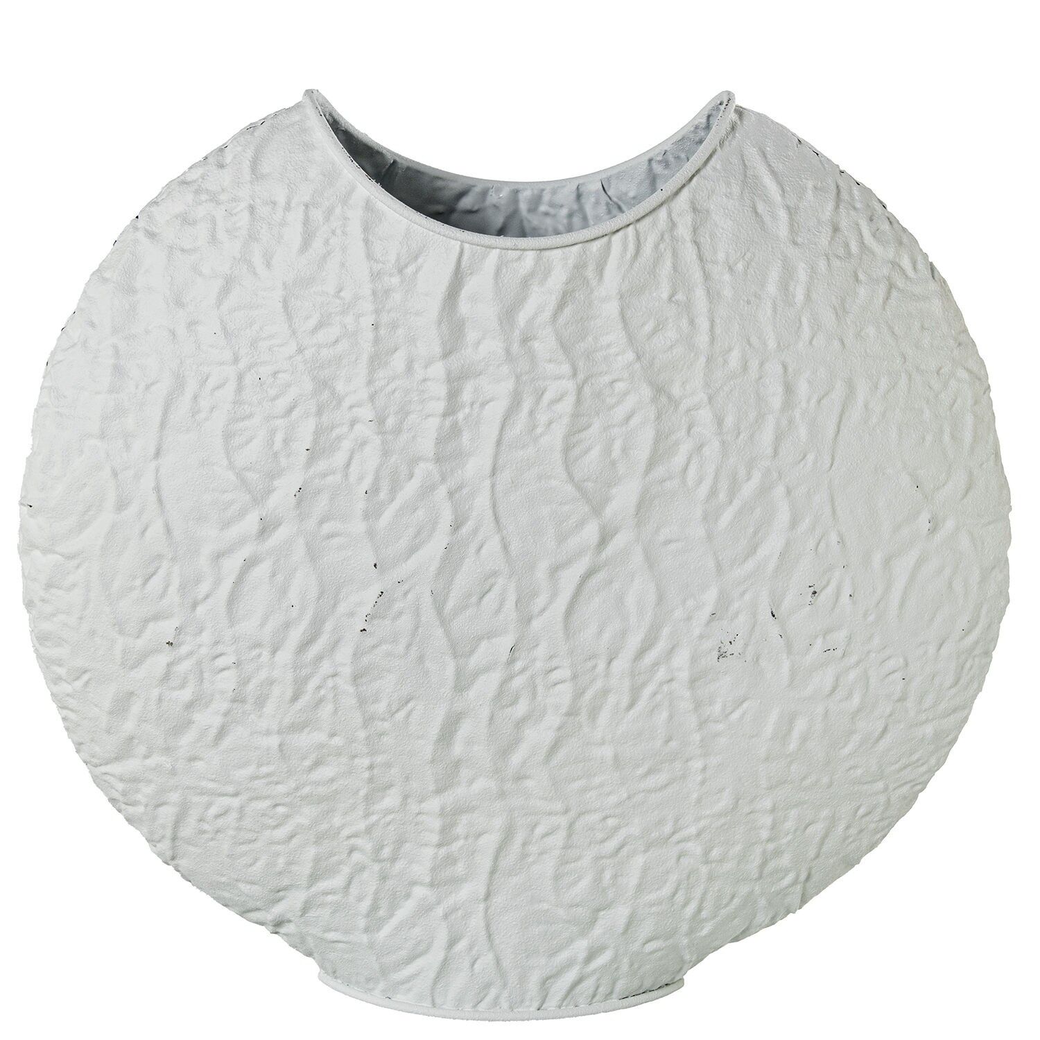 White metal vase 45x15x42 cm ST73086