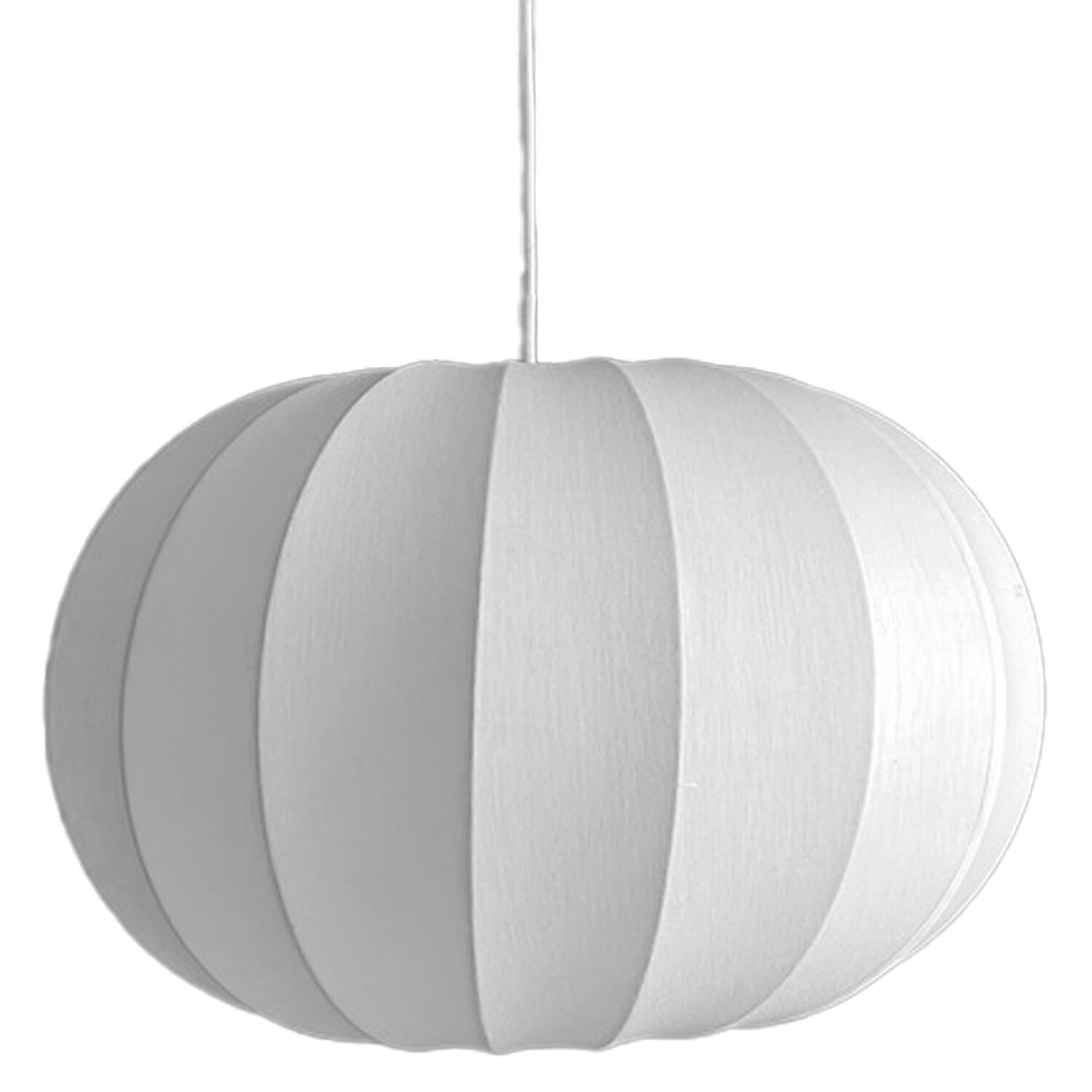 Lampada da soffitto in ferro con paralume in cotone, lampadina 1xe27 max60w non inclusa, 40x26cm ST75640