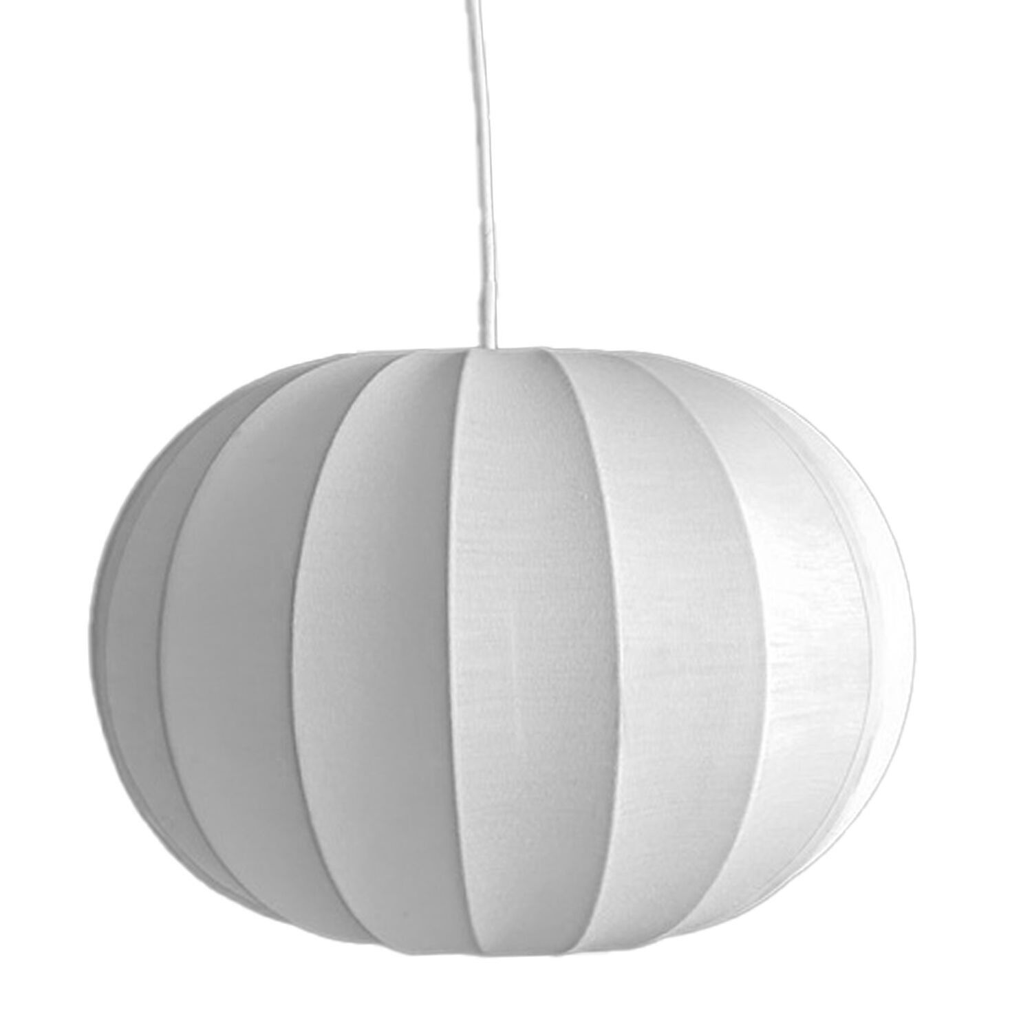 Lampada da soffitto in ferro con paralume in cotone, lampadina 1xe27 max60w non inclusa, 32x22cm ST75641