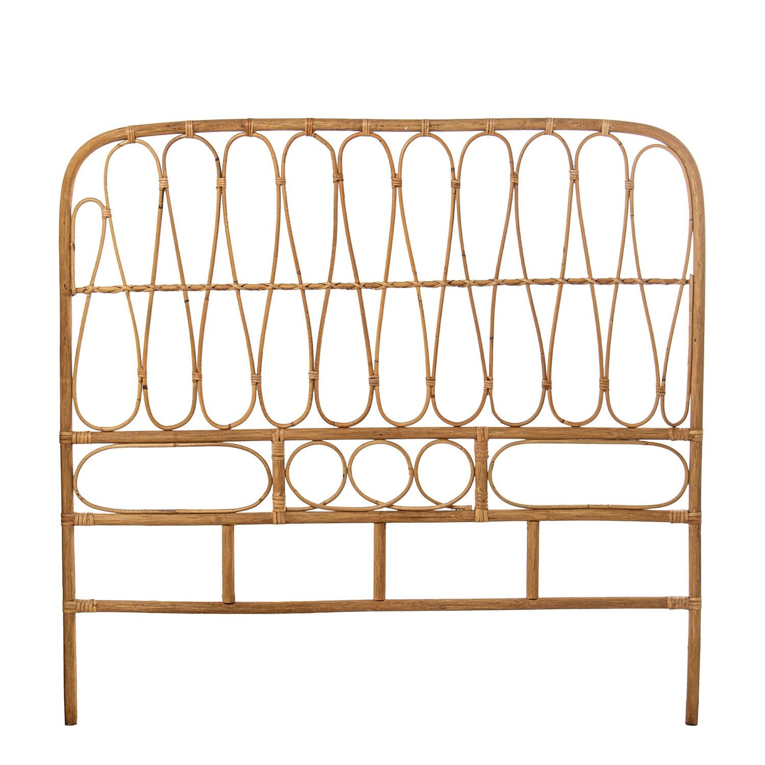 Testiera letto in rattan 100x2x96cm ST75681