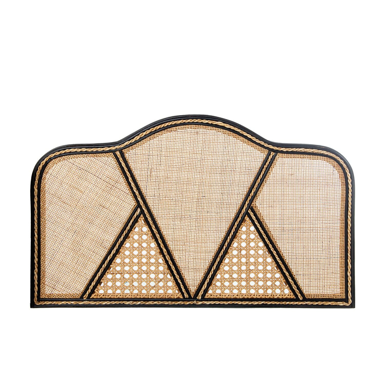 Testiera letto in rattan 101x2,5x61cm ST75687