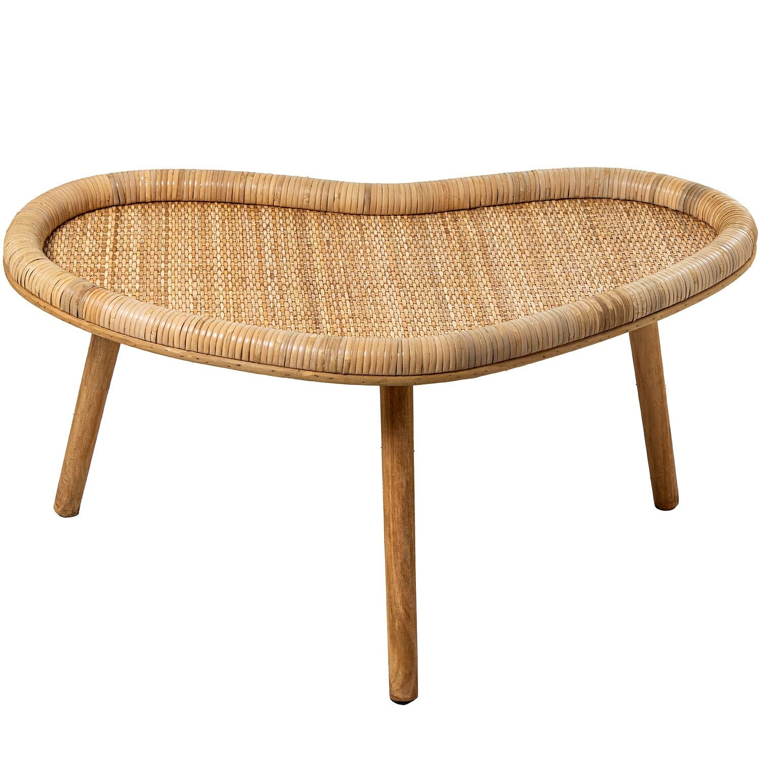 Tavolino laterale in rattan 76x46x40cm ST75696