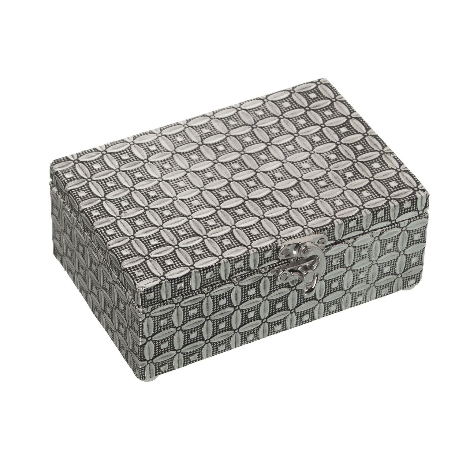 Scatola portagioie in metallo 15x10x6cm ST76095