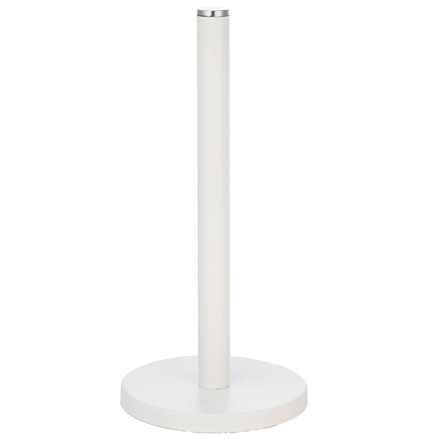 Kitchen roll holder, white steel, 15x32cm ST82694