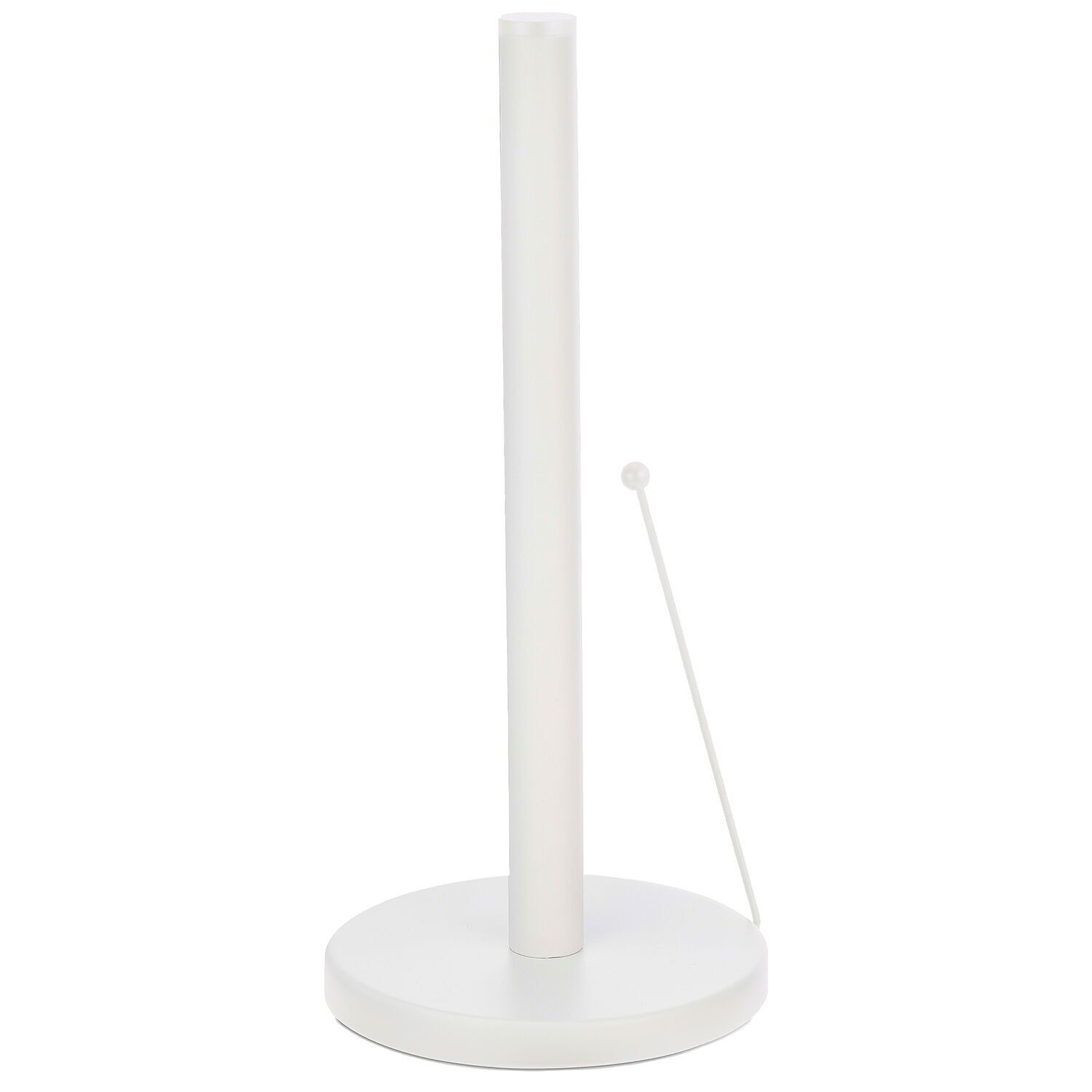 Kitchen roll holder, white steel, 15x33cm ST82700