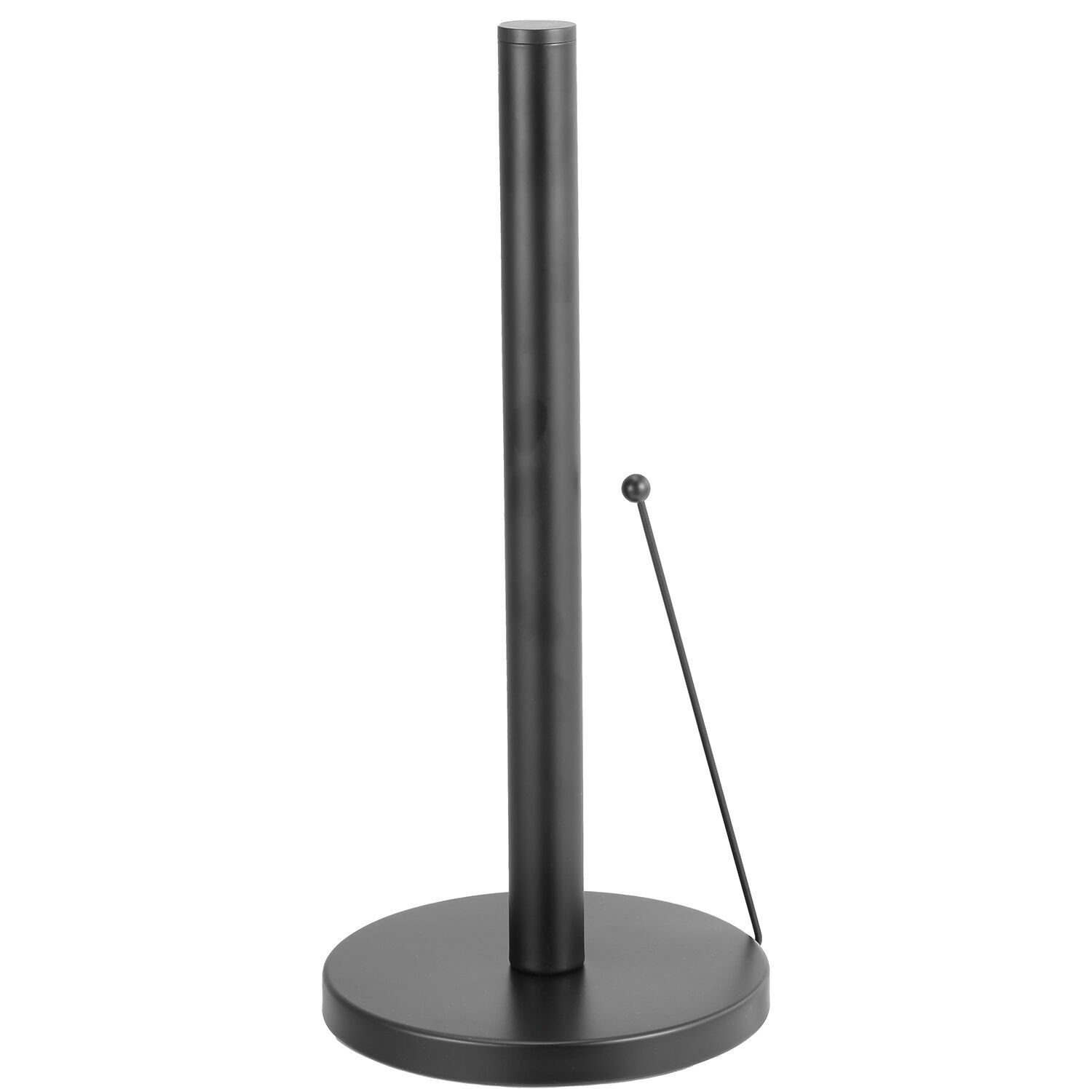 Kitchen roll holder, black steel, 15x33cm ST82699