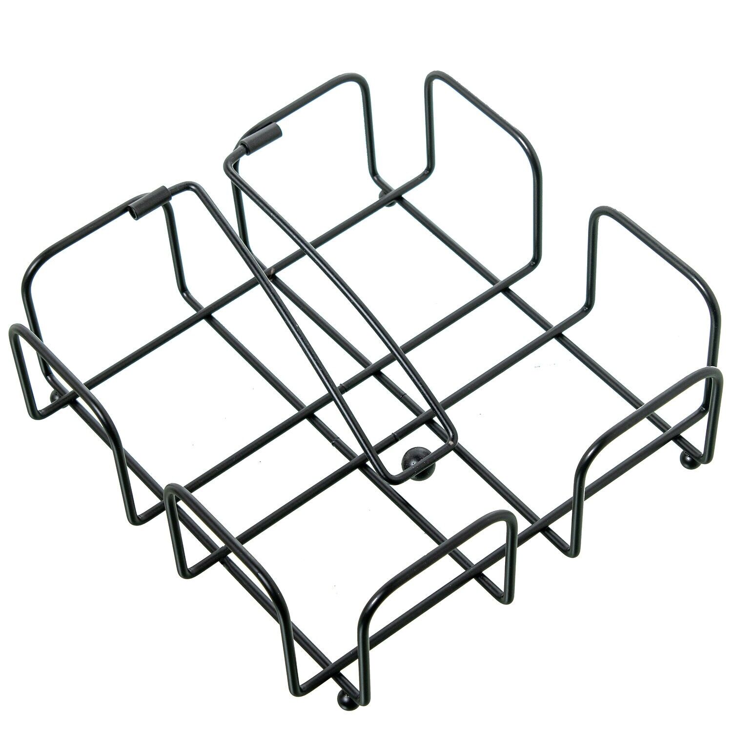 Black metal napkin holder 19x19x7cm ST82715