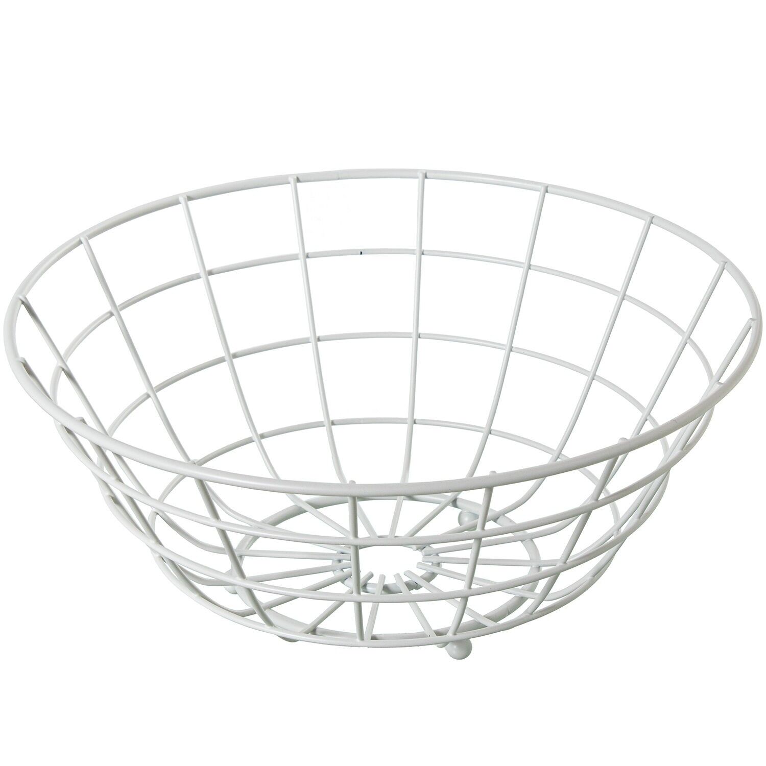 White metal fruit bowl 28x12cm ST82724