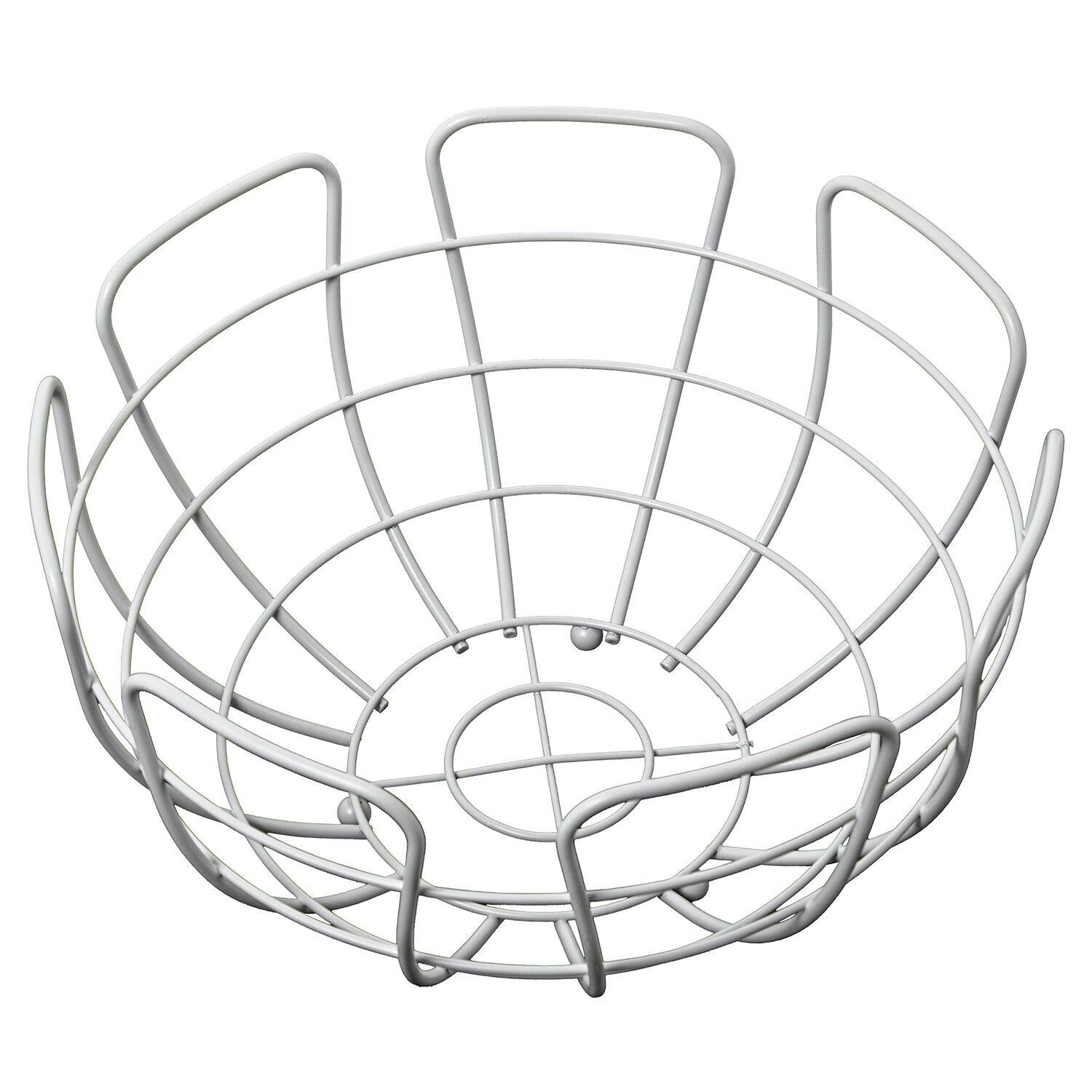 White metal fruit bowl 26x15cm ST82722