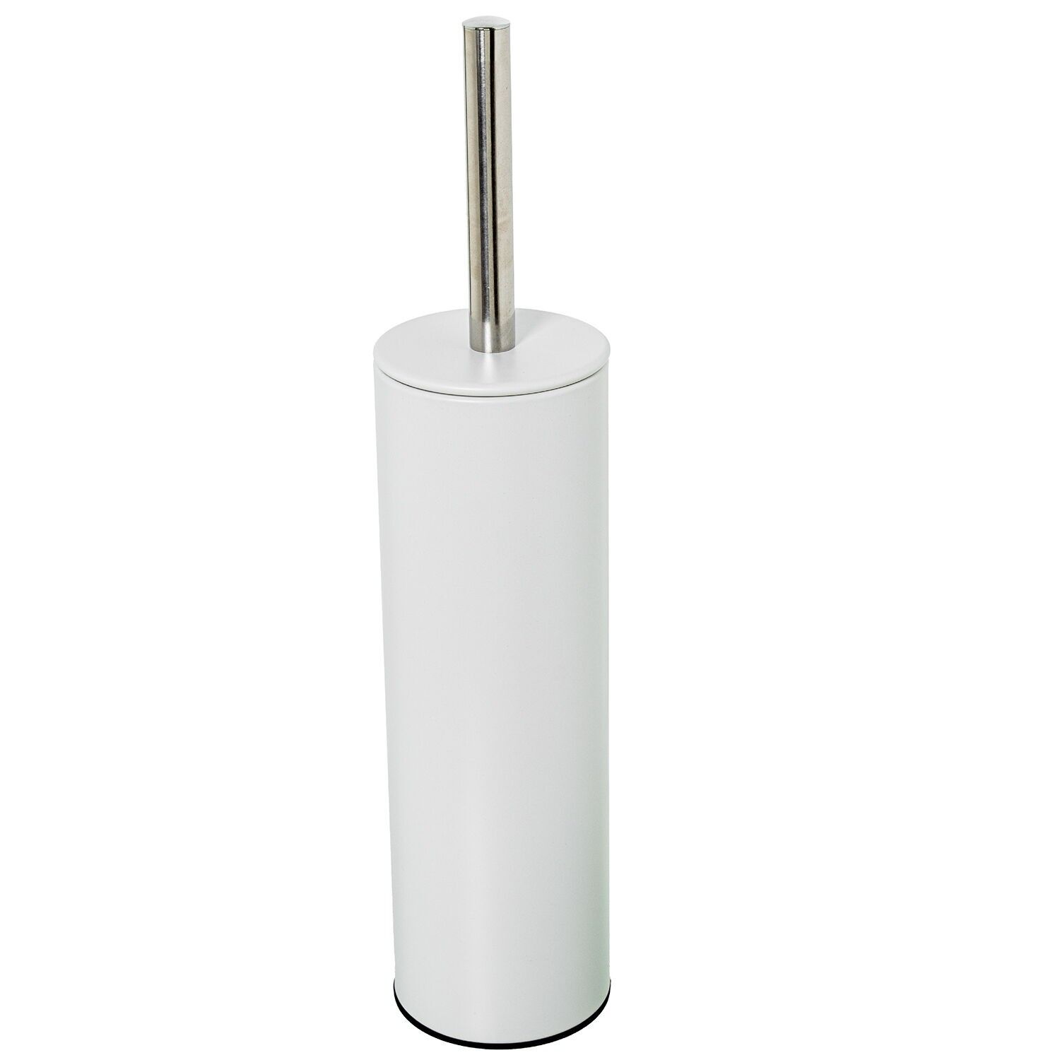 White metal toilet brush holder 8x37cm ST82777