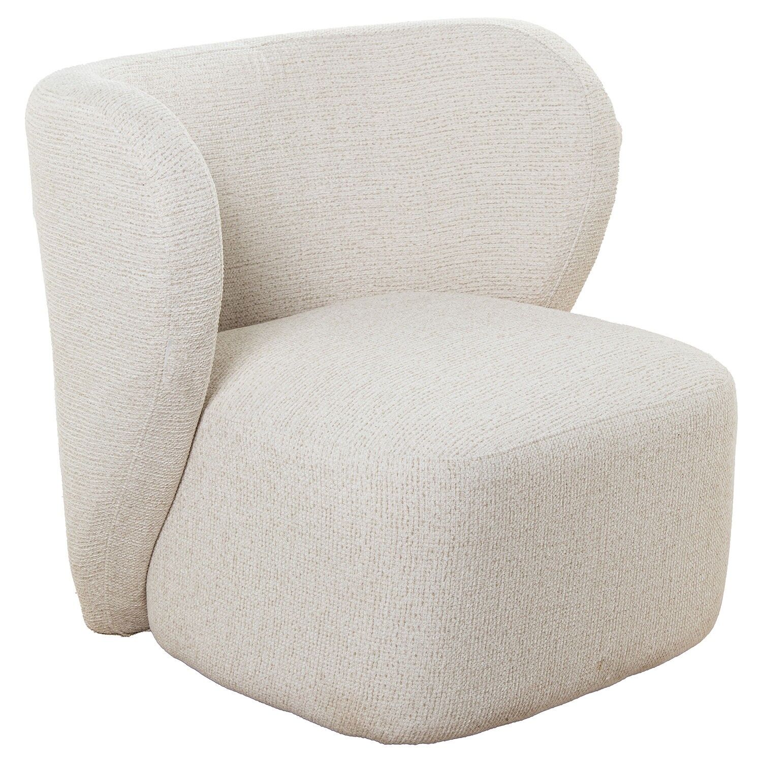 Beige upholstered wooden armchair 78x73x73cm seat height: 40cm ST83112