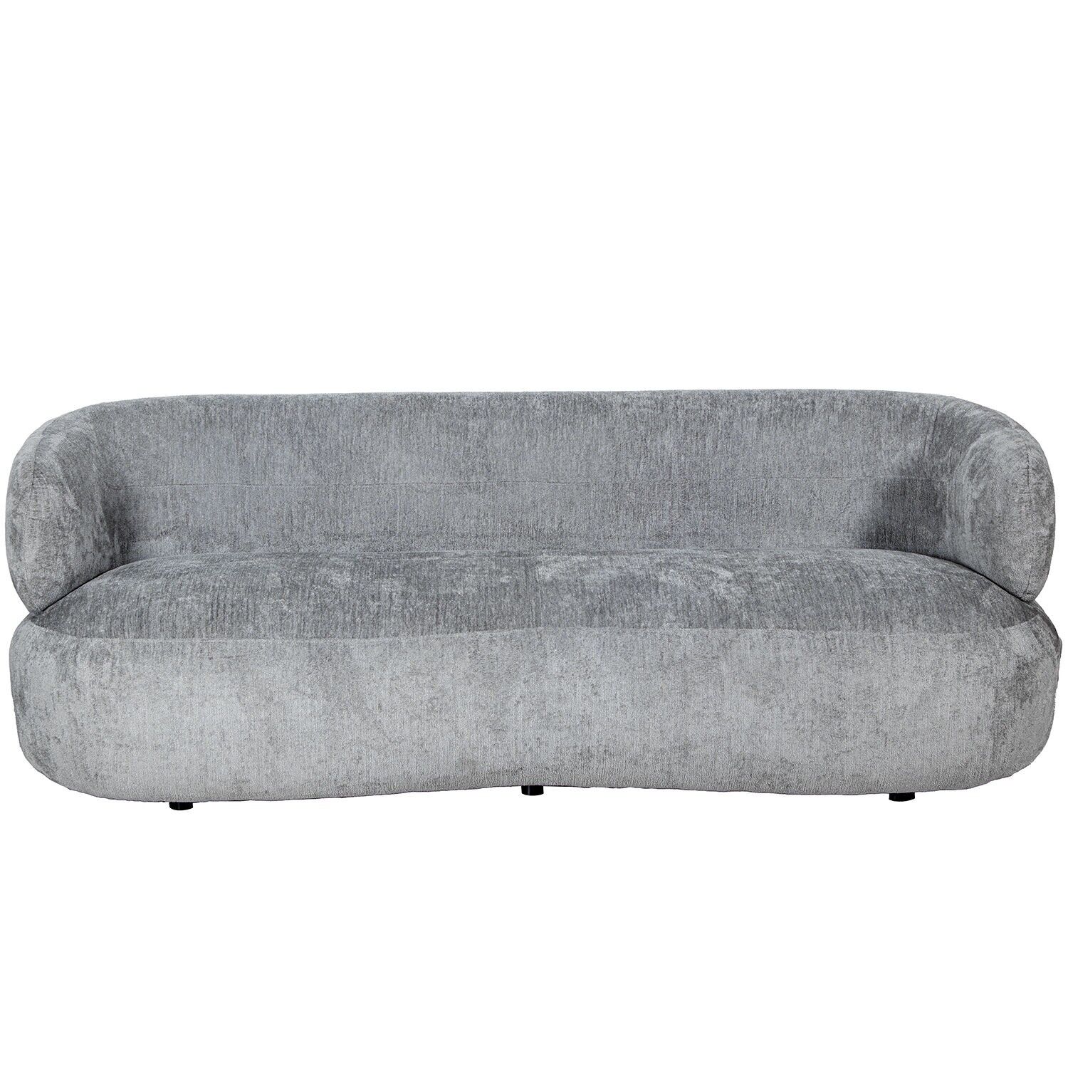 3-seater sofa, grey fabric, 231x91x78cm, seat height: 46cm ST83657