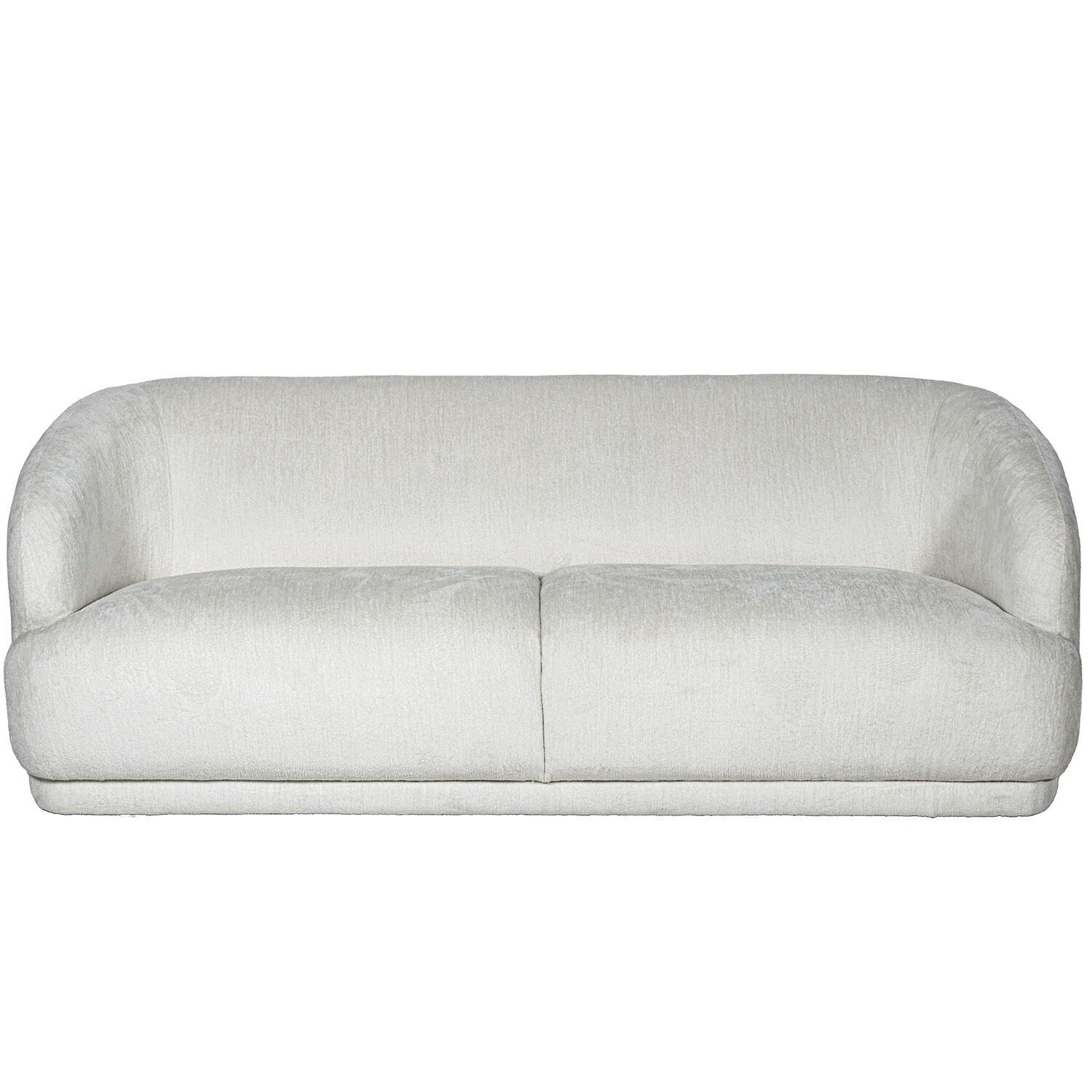 3-seater sofa, beige fabric, 203x93x72cm, seat height: 42cm ST83658