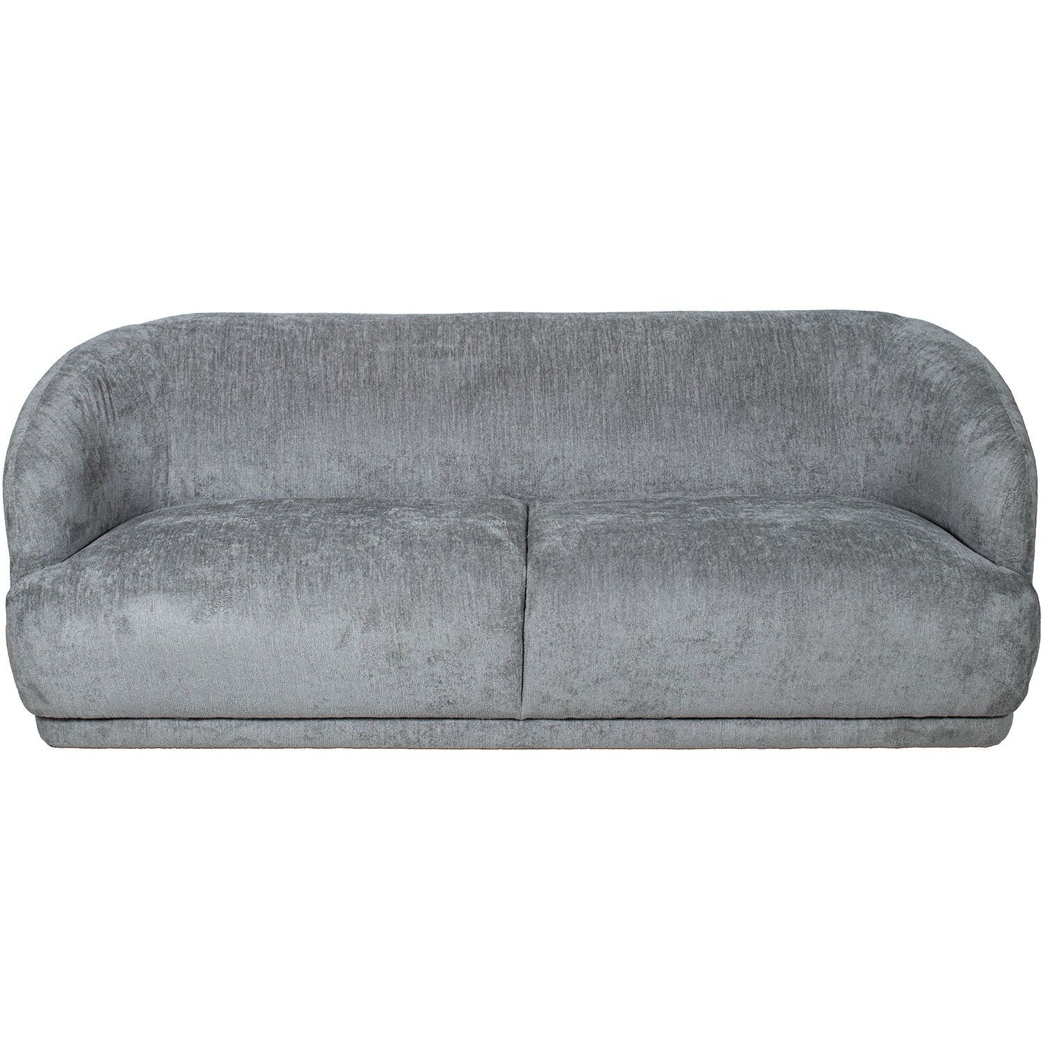 3-seater sofa, grey fabric, 203x93x72cm, seat height: 42cm ST83659